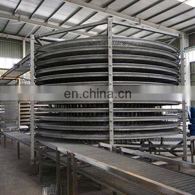 High Quality Food Seafood Single Screw Quick-freezing Machine