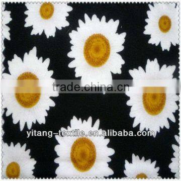 Silk fabric with pattern