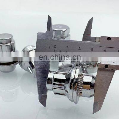 AUSO Car Modification Chrome M12*1.5 Car Wheel Nut Rim Lug Nuts Auto Parts For Camry