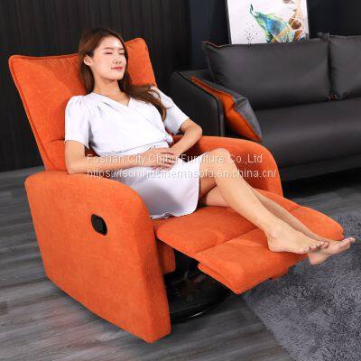 Hot Sale Living Room Furniture Fabric Manual Recliner Sofa Chair photo-2