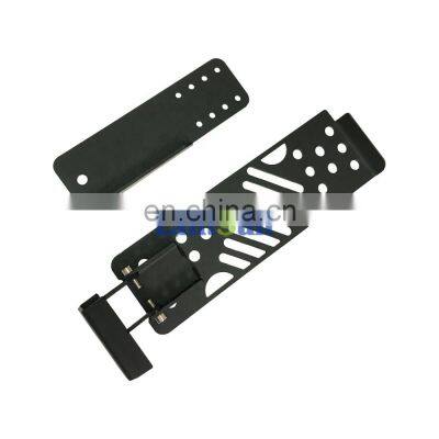 JL1080 Left Foot Rest Pedal Aluminium Alloy Foot Pegs Kick Panel for Jeep Wrangler JL& Unlimited 2018-2019