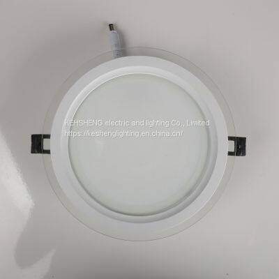 SMD Glass Recessed Cob 5w 7w 12w 18w 25w 30w Glass Led Panel Light