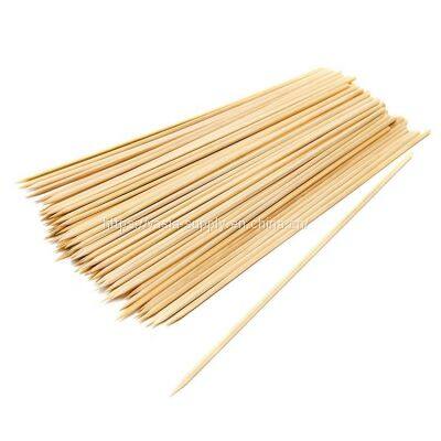 Hot sale strong Disposable Eco-friendly Natural Round bamboo skewer 36 inch