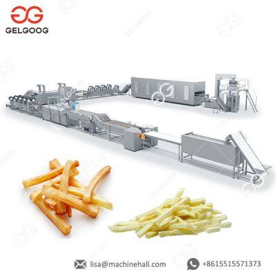 Máquina de batatas fritas totalmente automática, fábrica de batatas chips em venda, linha de batatas fritas congeladas photo-2