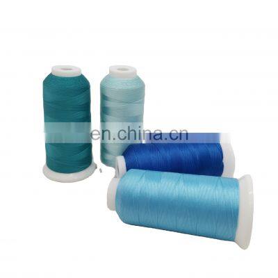 Wholesale customized good quality dacron polyester rainbow china sewing thread