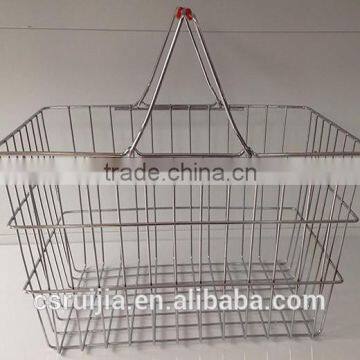 mesh wire shopping basket