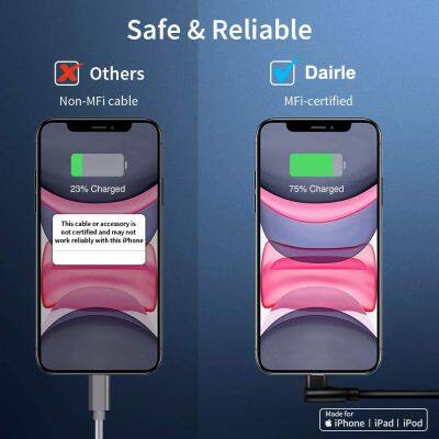 Elbow-Shaped Cable for Mobile Gaming, Power Delivery Fast Charging for IPhone SE 11 Pro Max XS Max XR photo-5