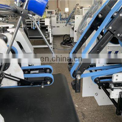 GDFG900 Auto E F Flute Corrugated Paper Box Crash Lock Bottom Folder and Gluer, Cosmetics Medicine Box Gluing Folding Machine photo-2