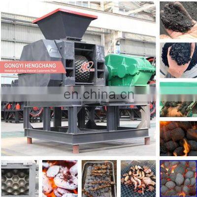 Factory Price Wet Dry Ore Powder 7-9t/H Mineral BBQ Pillow Shape Ball Press Small Charcoal Briquette Making Machine