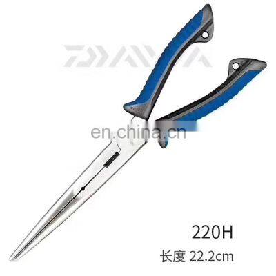 DAIWA Fishing Supplies Lure split ring plier hook remover Aluminum Long nose fishing tools Fishing pliers