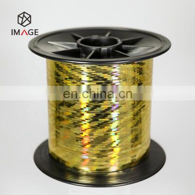 4mm Hot Melt Holographic Aluminum Gold Tear Tape for Over wrapping Cigarettes