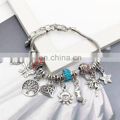 15pcs Mixed Charm Handmade DIY Bracelet Pendant DIY Women Jewelry Making photo-5