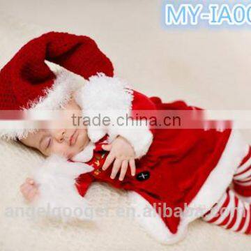 baby toddler clothing christmas clothes 3 pieces hat and top apparel MY-IA0004