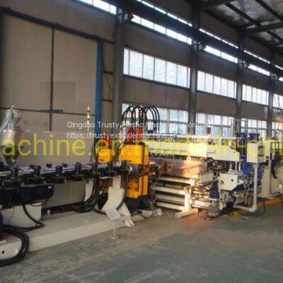 PP/PE /PC Plastic Hollow Plate/Board/Sheet Extruder Machine Production Line