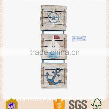 shabby chic antique wooden craft wholesale for wall decoration HW15A00478