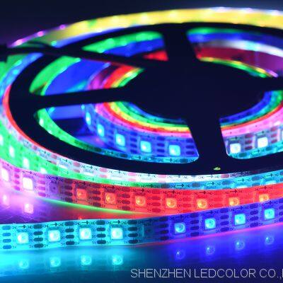 5V 5050 RGB SMD Individually 48 Pixels/m RGB Digital APA102 SK9822 30 60 96 144 LEDs/m