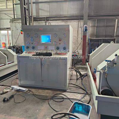Top Selling PLC Control Touch Screen Operation YFT-A600/250 Combined Impacting Type Hydraulic Valve Testing Equipment photo-2