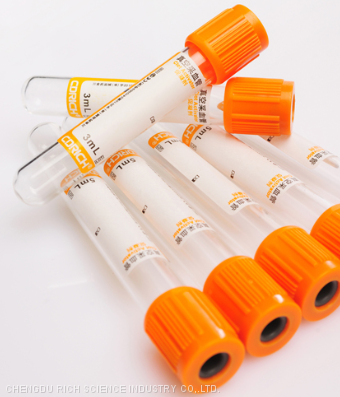 Clot Activator Tubes Evacuated Blood Collection Serum Tube, Test Tube for Blood Sample Colletion (CE)