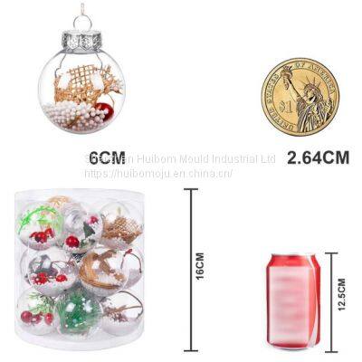 Wholesale Custom Design Handmade Decorative Christmas Tree Ornament Hanging Glass Ball 6cm photo-5