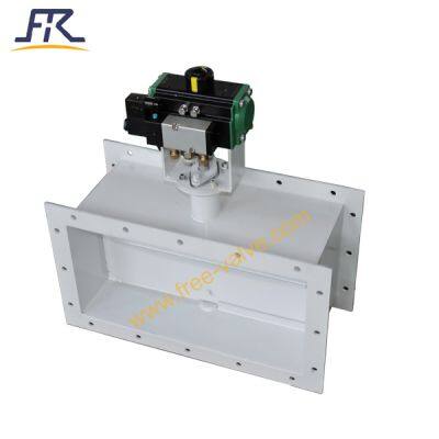 Pneumatic Square Flange Butterfly Valve photo-4