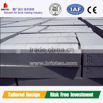 Hollow and solid hydraulic pressure fly ash solid brick making machine