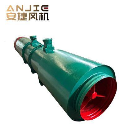 ANJIE FAN Side Inlet Mining Fan FBDNo8.0/2x45kw Explosion-proof Fan Low - Noise Local Ventilation Fan Axial Flow Fan photo-3