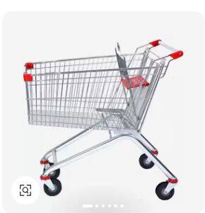 Zinc Super Market Shopping Trolley