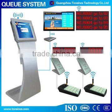 Full 17" Automatic Wireless Banking/Hospital queue management system