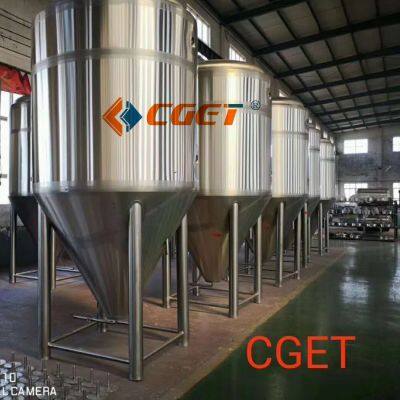 5000L Capacity Beer Fermenter With Glycol Cooling Jacket