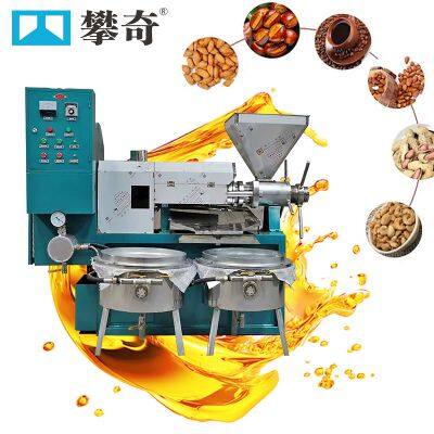 Soya Groundnut Sunflower Seed Oil Screw Press Machine / Edible Oil Expeller