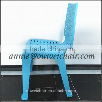 cheap plastic chair /armless chair/blue chair