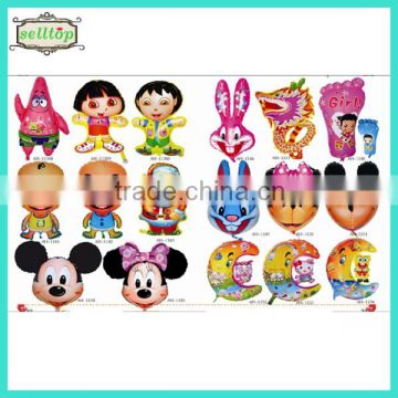 2014 high quality different size foil cartoon character balloons                        
                                                Quality Choice