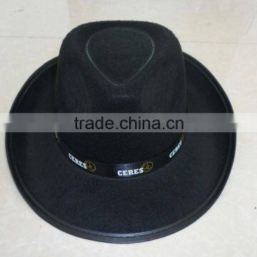 Fashion Fedora Hat Cust om Logo Band,wool Felt Fedora Hat Polyester Felt Hat Promotion Hat photo-4