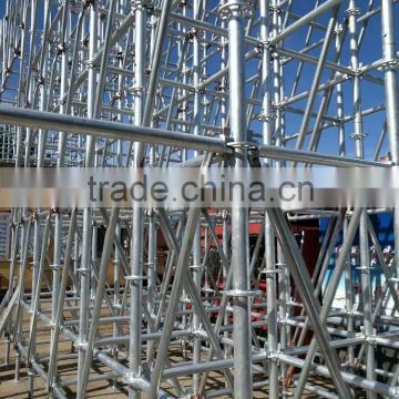 Steel Scaffoldings System, High Support Capacity Steel Scaffoldings For Sale