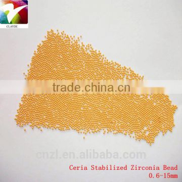 0.6-15mm Ceria Stabilized Zirconia Bead For fine milling Grinding Dispersing