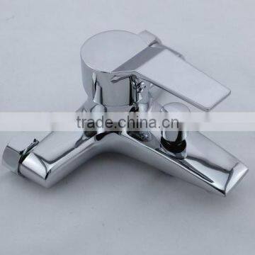 Wall Mounted Bath Tap Exposed Copper Shower Faucet