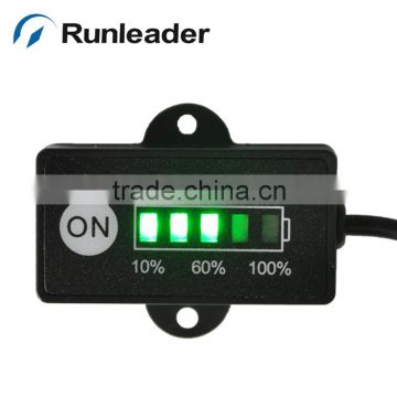 high quality runleader battery indicator for motorcycle snowmobile