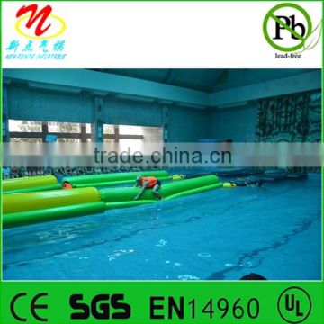 Inflatable roller for water sport games inflatable balance beam