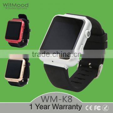 witmood Android 4.4 cheap china factory direct android 3G wifi k8 smart watch