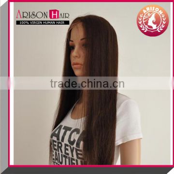 Cheap fashion bohemian remy human hair full lace wigs