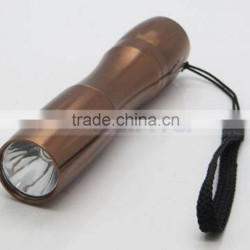 Promotion Gift AA Powered Slim Golden Flashlight photo-5