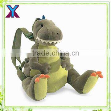 dinosaur plush backpack /kids plush backpacks/plush animal backpacks