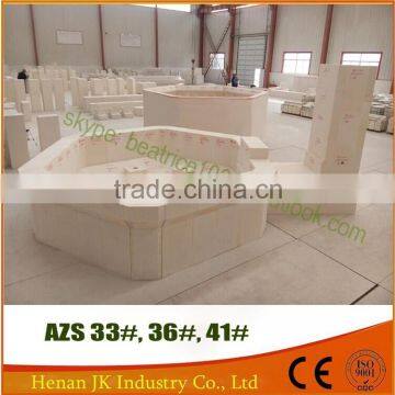 Refractory AZS Zirconia Block for Glass Melting Furnace