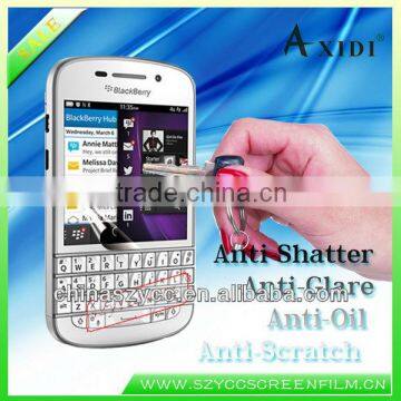 Blackberry Stickers High Clear Factory Supply New Products 2013 Anti-explosion Screen Guarder For Blackberry Q10