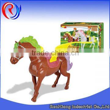 Electric plastic horse figures plastic horse toy