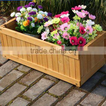 High quality Wooden Flower Pot Stands For Garden Decoration