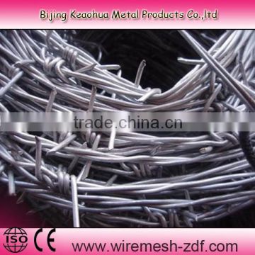 galvanized steel barbed wire