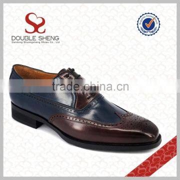 2016 Italian Men Fashion Dress Real Leather Brogue Shoes