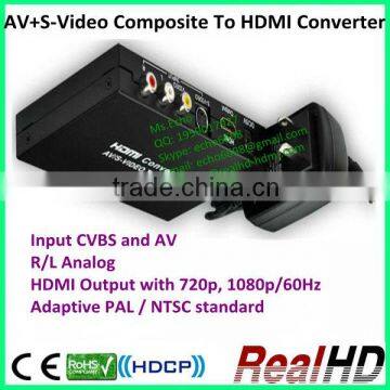 S-Video VGA RCA to HDMI Converter