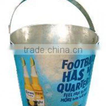 tin bucket with color coated